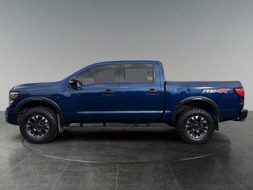Deep Blue Pearl Metallic 2021 Nissan Titan PRO-4X
