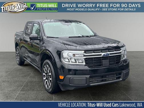 Shadow Black 2024 Ford Maverick Lariat