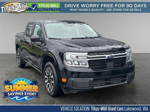 Shadow Black 2024 Ford Maverick Lariat