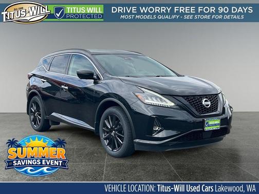 Magnetic Black Pearl 2021 Nissan Murano SL Intelligent AWD