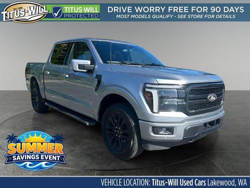 Silver Metallic 2025 Ford F-150 Lariat