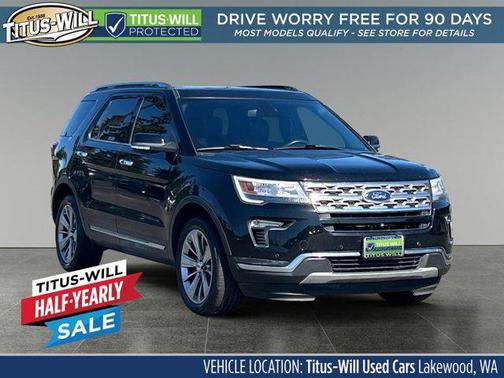 Shadow Black 2018 Ford Explorer Limited