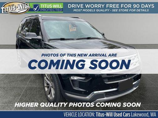 Shadow Black 2018 Ford Explorer Limited