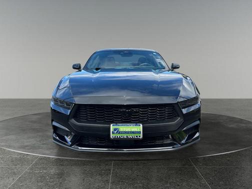 Shadow Black 2025 Ford Mustang EcoBoost Premium