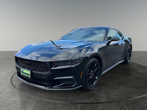 Shadow Black 2025 Ford Mustang EcoBoost Premium