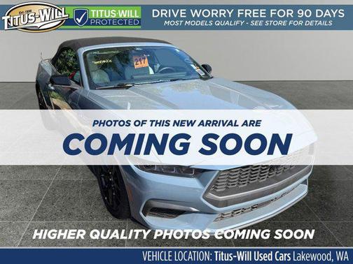 Vapor Blue 2025 Ford Mustang EcoBoost Premium