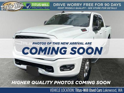 Bright White Clearcoat 2024 RAM 2500 Big Horn Crew Cab 4x4 6'4' Box