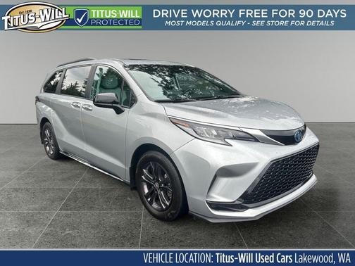 Celestial Silver 2024 Toyota Sienna XSE 7 Passenger