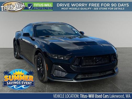Shadow Black 2025 Ford Mustang GT Premium