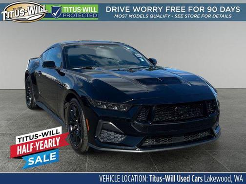 Shadow Black 2025 Ford Mustang GT Premium