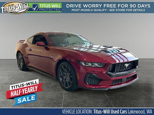 Magenta 2025 Ford Mustang GT Premium