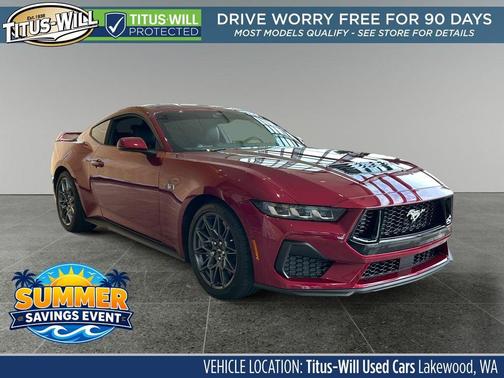 Magenta 2025 Ford Mustang GT Premium