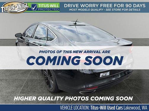 White Platinum Metallic Tri-Coat 2016 Ford Fusion SE