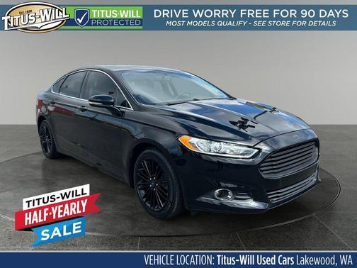 White Platinum Metallic Tri-Coat 2016 Ford Fusion SE