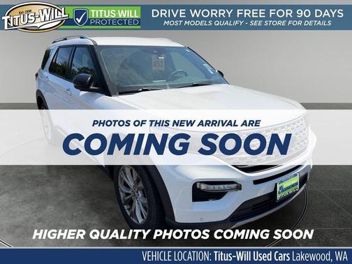 Star White Metallic Tri-Coat 2020 Ford Explorer Limited
