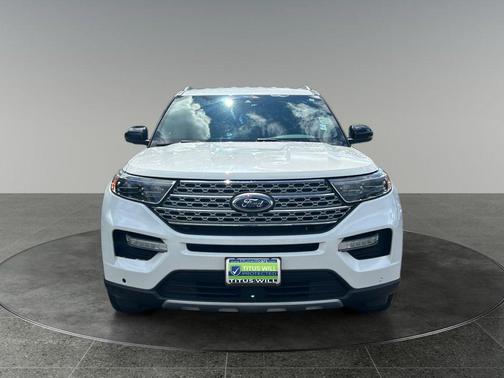 Star White Metallic Tri-Coat 2020 Ford Explorer Limited