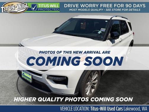 Star White Metallic Tri-Coat 2020 Ford Explorer Limited