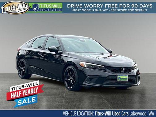 Crystal Black Pearl 2024 Honda Civic Sport