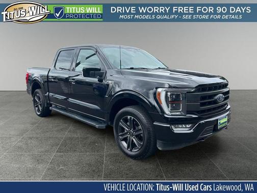 Agate Black Metallic 2021 Ford F-150 Lariat