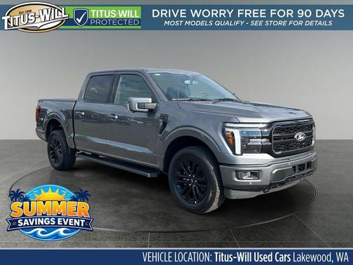 Grey 2026 Ford F-150 Lariat