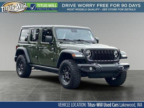 Sarge Green Clearcoat 2024 Jeep Wrangler Willys