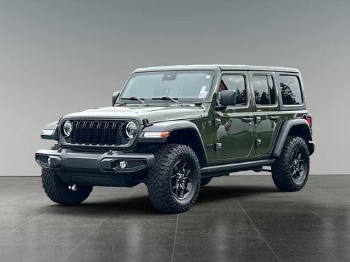 Sarge Green Clearcoat 2024 Jeep Wrangler Willys