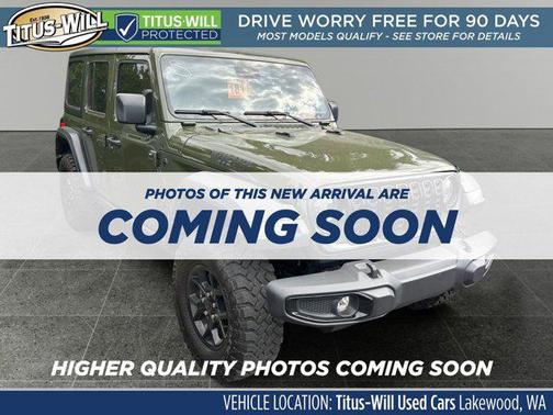 Sarge Green Clearcoat 2024 Jeep Wrangler Willys