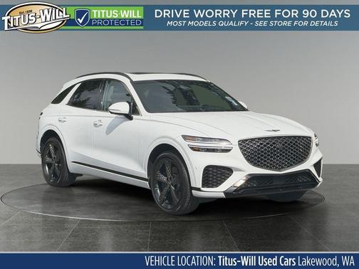 Alta White 2025 Genesis GV70 3.5T AWD Sport