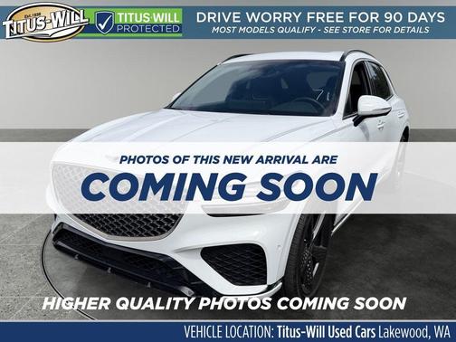Alta White 2025 Genesis GV70 3.5T AWD Sport