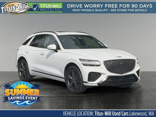 Alta White 2025 Genesis GV70 3.5T AWD Sport