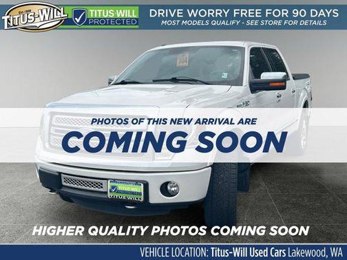 White Platinum 2013 Ford F-150 Platinum