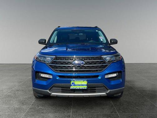 Atlas Blue Metallic 2023 Ford Explorer XLT