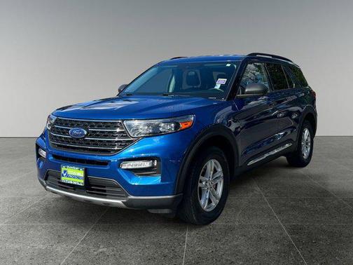 Atlas Blue Metallic 2023 Ford Explorer XLT