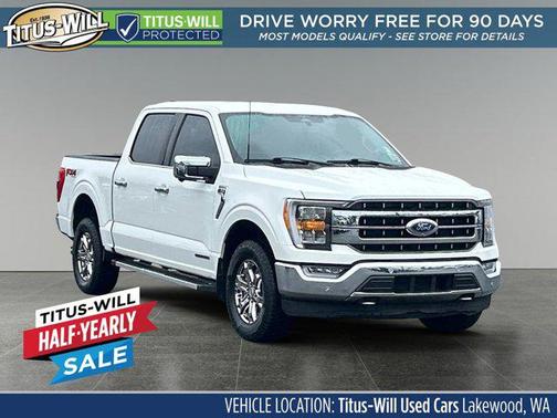 Star White Metallic Tri-Coat 2023 Ford F-150 Lariat