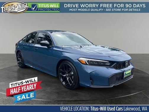 Blue Lagoon Pearl 2025 Honda Civic Sport
