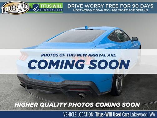 Grabber Blue Metallic 2024 Ford Mustang EcoBoost