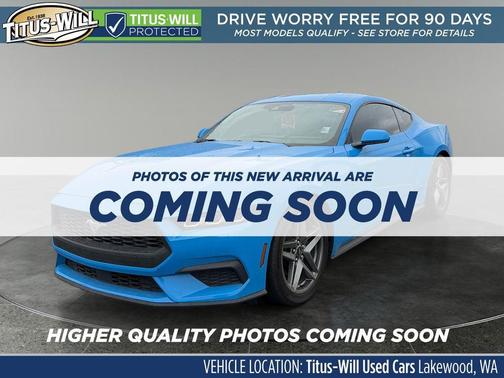 Grabber Blue Metallic 2024 Ford Mustang EcoBoost