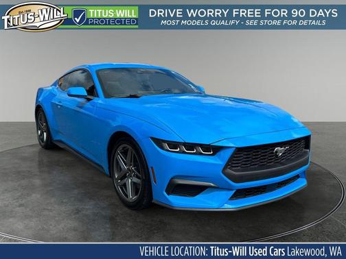Grabber Blue Metallic 2024 Ford Mustang EcoBoost