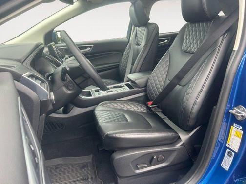 Atlas Blue Metallic 2024 Ford Edge Titanium