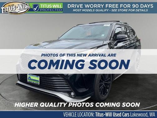 Midnight Black Metallic 2023 Toyota Highlander XSE