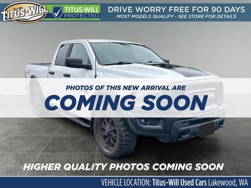 Bright White Clearcoat 2020 RAM 1500 Classic Warlock Quad Cab 4x4 6'4' Box