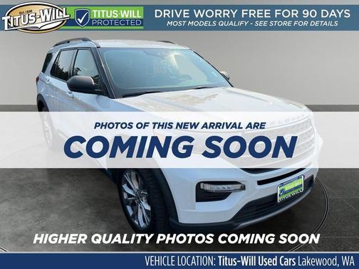 Star White Metallic Tri-Coat 2020 Ford Explorer XLT