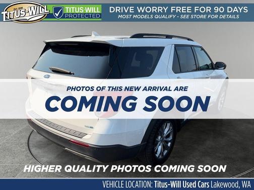 Star White Metallic Tri-Coat 2020 Ford Explorer XLT