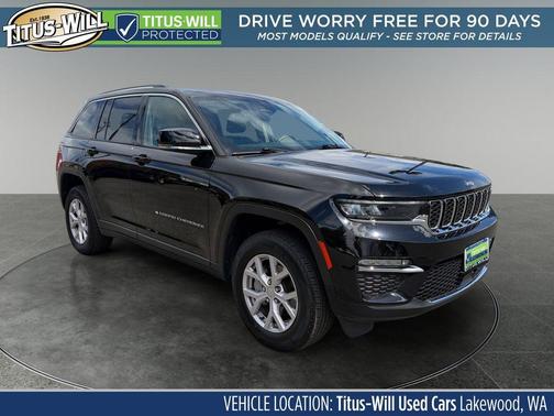 Diamond Black Crystal Pearlcoat 2022 Jeep Grand Cherokee Limited