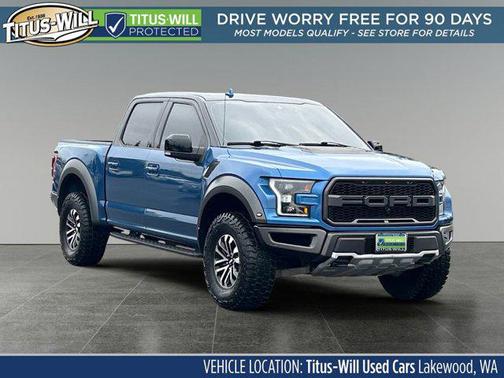 Blue 2019 Ford F-150 Raptor