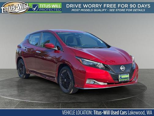Scarlet Ember 2024 Nissan Leaf SV PLUS