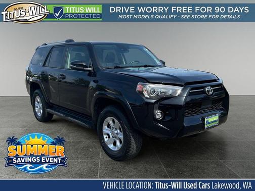 Midnight Black Metallic 2024 Toyota 4Runner SR5 Premium