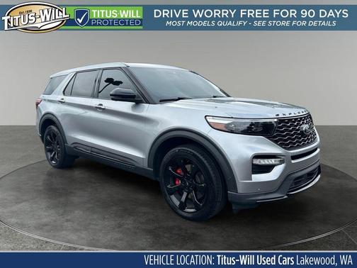 Iconic Silver Metallic 2022 Ford Explorer ST