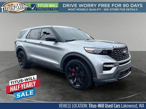 Iconic Silver Metallic 2022 Ford Explorer ST