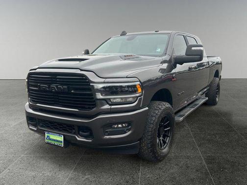 Granite Crystal Metallic Clearcoat 2024 RAM 3500 Laramie Mega Cab 4x4 6'4' Box